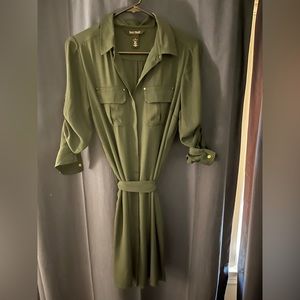 White House Black Market shirt dress like new